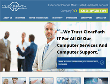 Tablet Screenshot of clearpathit.com